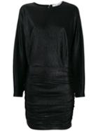 Iro Wet Look Mini Dress - Black