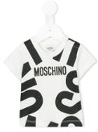 Moschino Kids Logo Print T-shirt, Boy's, Size: 18-24 Mth, White