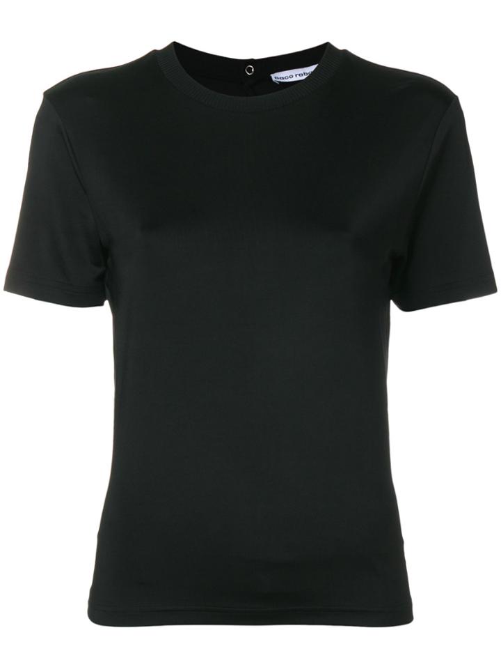 Paco Rabanne Cut-out Back Blouse - Black