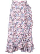 Philosophy Di Lorenzo Serafini Ruffle Hem A-line Skirt - Multicolour