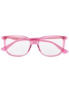 Gucci Eyewear Rectangle Frame Glasses - Pink