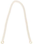 0711 Pearl Beaded Handle - White