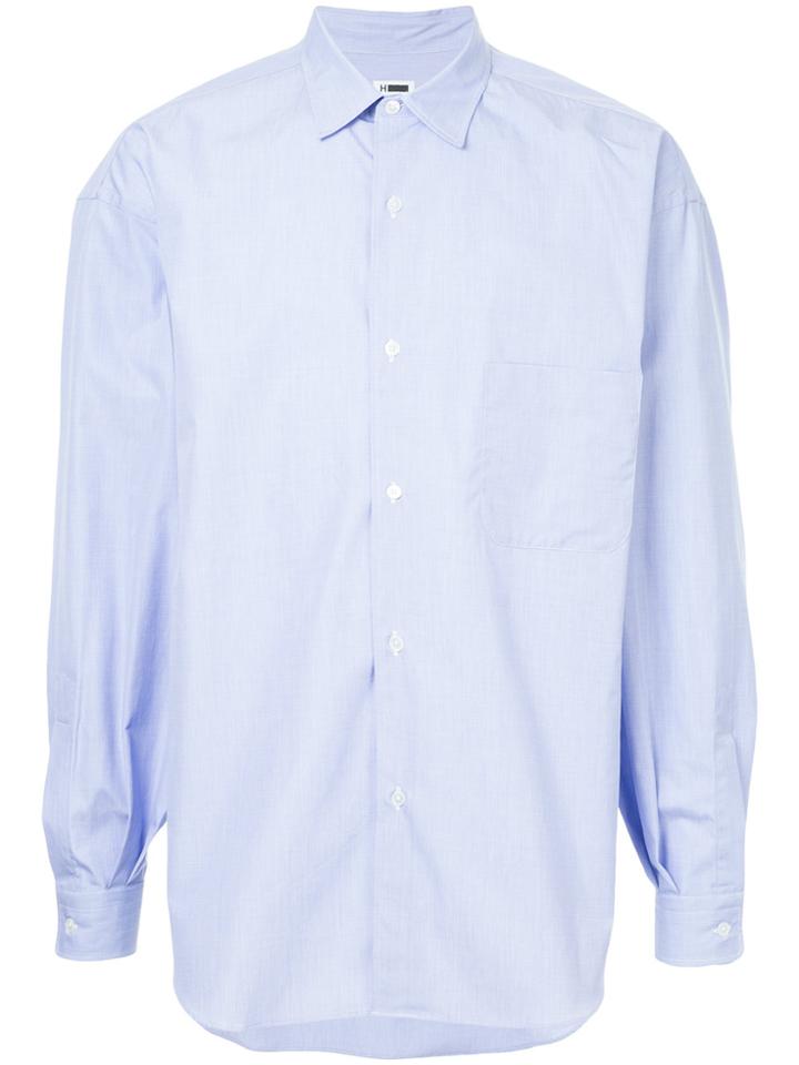 H Beauty & Youth Plain Shirt - Blue