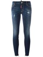 Dsquared2 Twiggy Light Bleach Jeans, Women's, Size: 42, Blue, Cotton/spandex/elastane