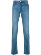 Jacob Cohen Straight Roll Up Jeans - Blue