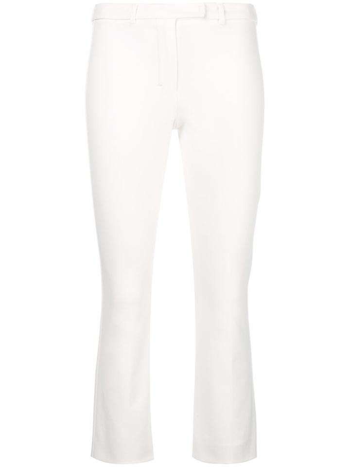 's Max Mara Flared Cropped Trousers - White