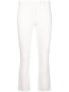 's Max Mara Flared Cropped Trousers - White
