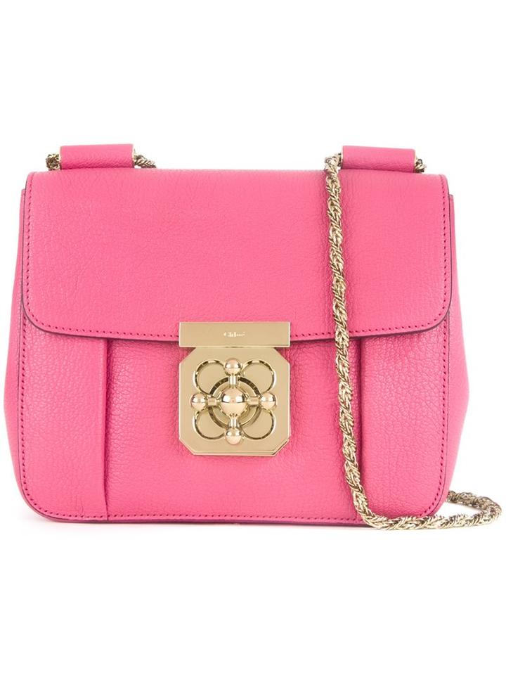 Chloé 'elsie' Shoulder Bag, Women's, Pink/purple