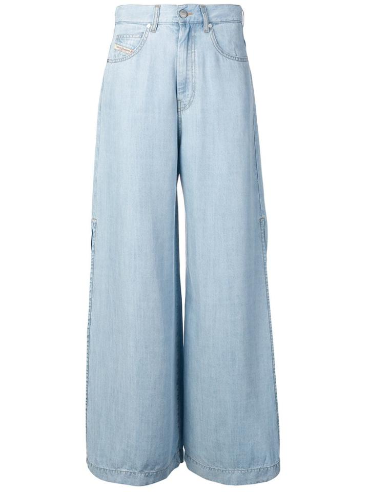 Diesel Wide-legged Jeans - Blue