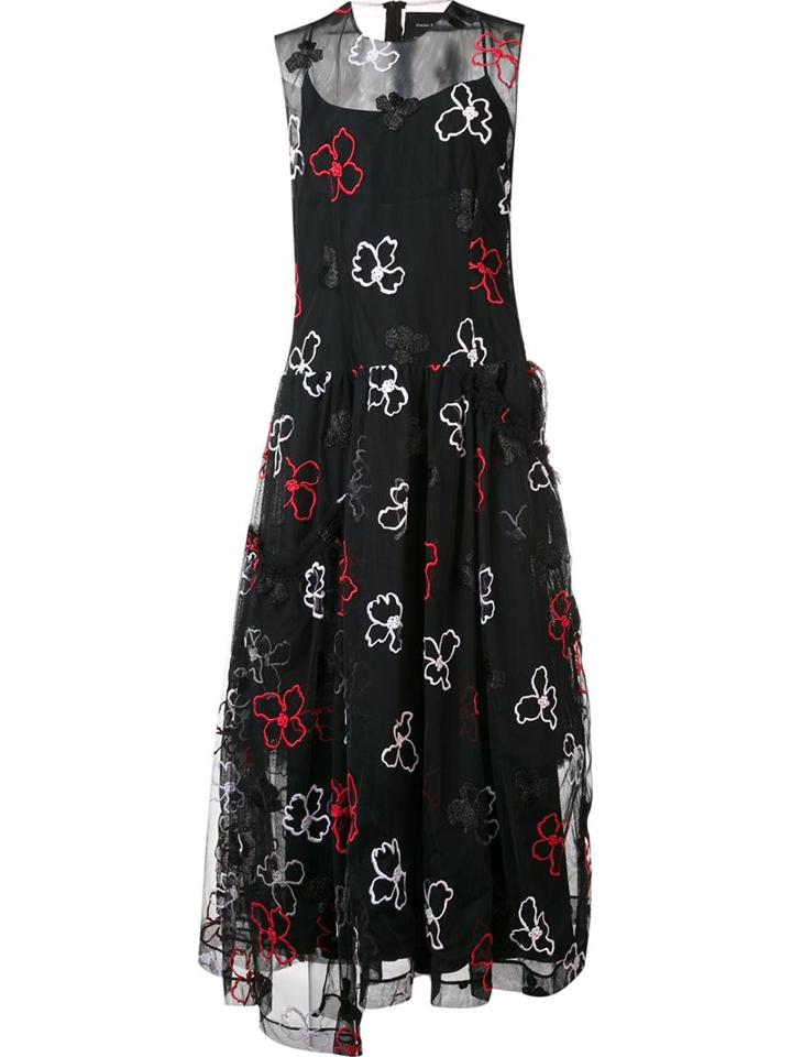 Simone Rocha Spooky Embroidered Flower Dress