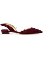 Paul Andrew Pointed Ballerina Shoes - Red