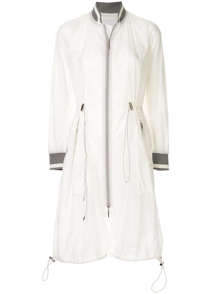 Ujoh Transparent Raincoat - White