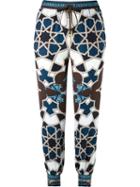 Versace Collection Geometric Print Track Pants