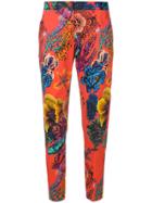 Paul Smith Ocean Print Trousers - Yellow & Orange
