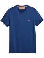 Burberry Cotton Jersey T-shirt - Blue