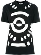 Mcq Alexander Mcqueen Tribal Foil Print T-shirt, Women's, Size: Small, Black, Cotton