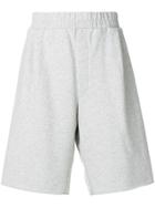 Sunnei High Waisted Track Shorts - Grey