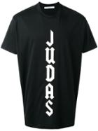 Givenchy Columbian-fit Judas Print T-shirt, Men's, Size: Medium, Black, Cotton
