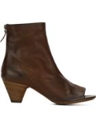 Marsèll Open Toe Ankle Boots, Women's, Size: 37, Brown, Leather
