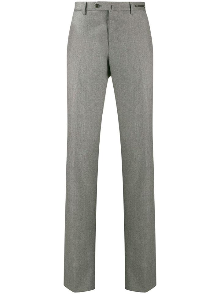 Pt01 Mid Rise Tailored Trousers - Grey