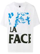 Facetasm Printed La Face T-shirt - White