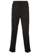 Moncler Stretch Straight Leg Trousers - Black
