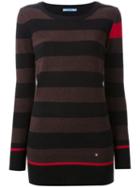 Guild Prime Striped Sweater, Women's, Size: 34, Brown, Wool