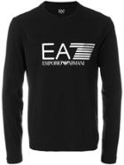 Ea7 Emporio Armani Long Sleeved Sweatshirt - Black