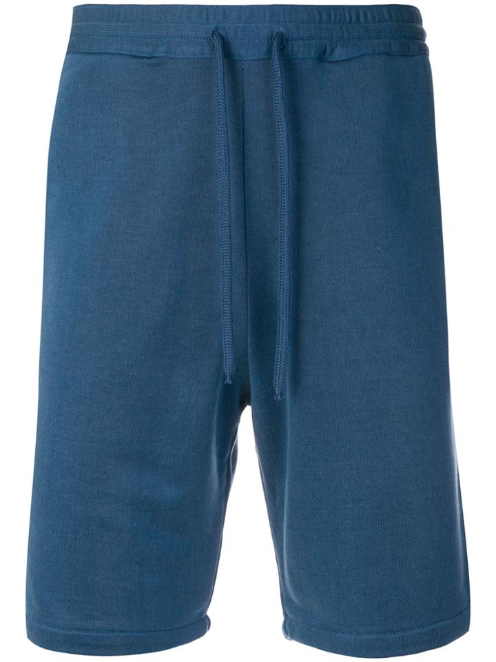 Majestic Filatures Plain Track Shorts - Blue