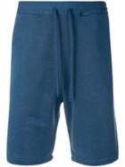 Majestic Filatures Plain Track Shorts - Blue
