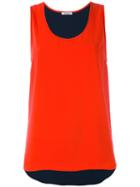 P.a.r.o.s.h. - Scoop Neck Vest - Women - Polyester - M, Red, Polyester