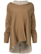 Zambesi Oversized Cape Sweater - Brown