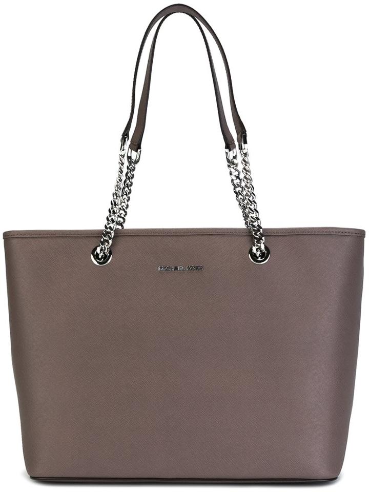 Michael Michael Kors Double Handle Shoulder Bag, Women's, Grey