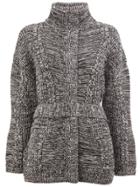 Maison Ullens Padded Cardi-coat - Black