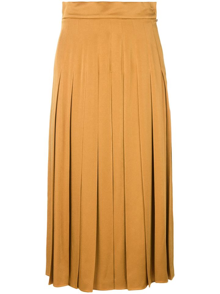 Fendi Pleated Skirt - Nude & Neutrals
