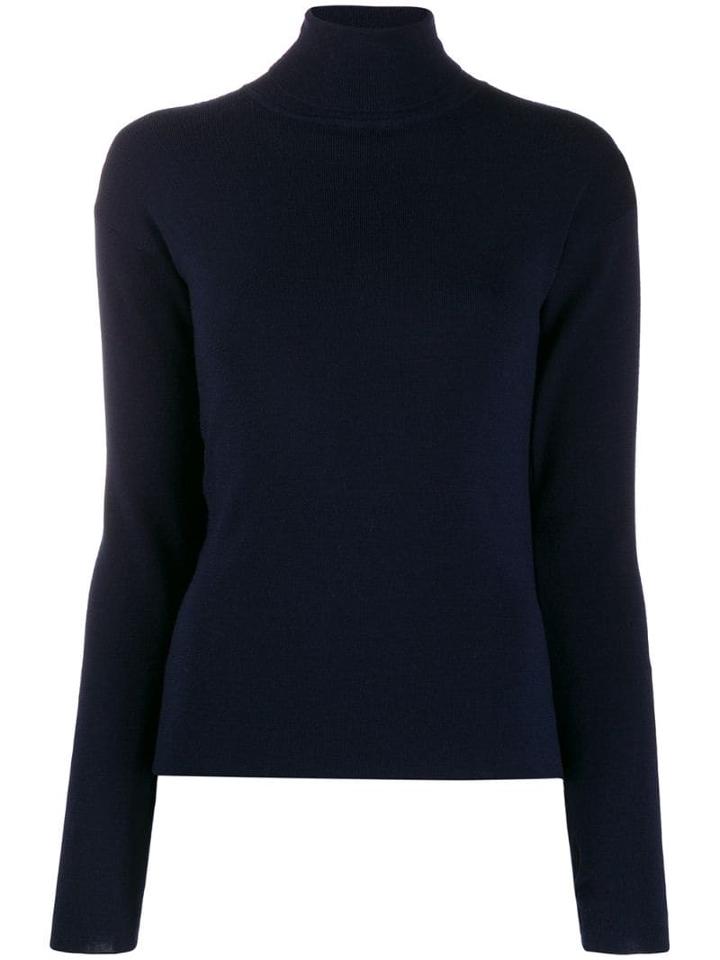 Katharine Hamnett London Roll Neck Jumper - Blue