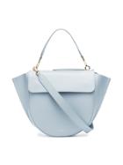Wandler Blue Hortensia Leather Shoulder Bag