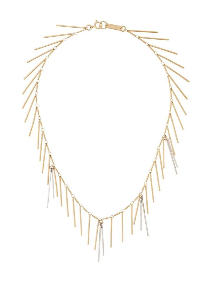 Isabel Marant Fringe Choker Necklace - Gold