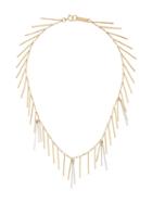 Isabel Marant Fringe Choker Necklace - Gold