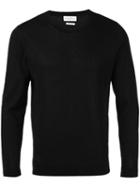 Ballantyne - Long Sleeve Pullover - Men - Cotton - 46, Black, Cotton