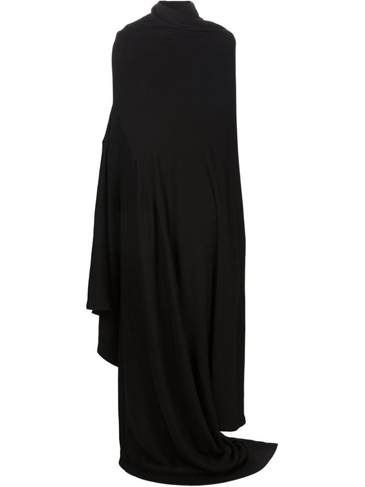 Yohji Yamamoto Asymmetric Wrap Coat