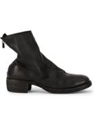 Guidi Rear Zipped Boots - Black