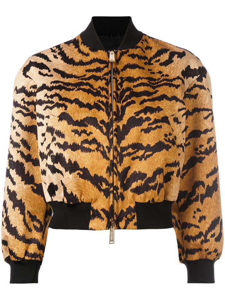 Dsquared2 Tiger Print Bomber Jacket - Yellow & Orange