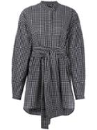 Ellery - Checked Shirt - Women - Cotton - 8, Black, Cotton