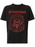 R13 Ramones Boy Cotton Short-sleeved Tee - Black
