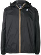 K-way Logo Detail Windbreaker Jacket - Black