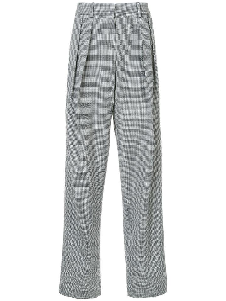 Fabiana Filippi High Waisted Check Trousers - Multicolour