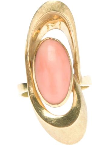 Katheleys Vintage Coral 1970 Ring - Metallic