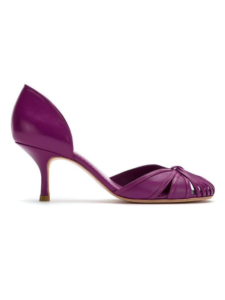 Sarah Chofakian Leather Pumps - Pink