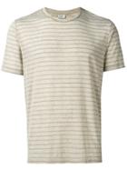 Saint Laurent Striped T-shirt - Neutrals